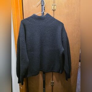 Black Mockneck Sweater